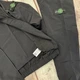 Чоловічий спортивний комплект Stone Island (костюм + кепка + бананка) M Чорний (TR-388) - зображення 4