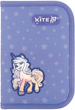 Пенал шкільний без наповнення Kite My Little Pony 1 відділення 2 відвороти 20.5х14х4 см Фіолетовий (LP25-622) - зображення 1