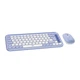 Комплект бездротовий (клавіатура, міша) Logitech Pop Icon Combo Lilac (920-013078) Фіолетовий - изображение 2