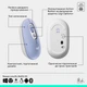 Комплект бездротовий (клавіатура, міша) Logitech Pop Icon Combo Lilac (920-013078) Фіолетовий - изображение 8