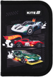 Пенал шкільний без наповнення Kite Hot Wheels 1 відділення 2 відвороти 20.5х14х4 см Чорний (HW25-622-1) - зображення 1