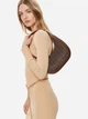 Сумка багет женская средняя Michael Kors Preston 30S4G0PL5I-227 Коричневая (196237766106) - изображение 2