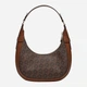 Сумка багет женская средняя Michael Kors Preston 30S4G0PL5I-227 Коричневая (196237766106) - изображение 3