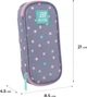 Пенал шкільний Kite Kawaii Stars 21x8.5x4.5 см Сірий (K25-662-1) - зображення 3