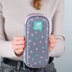 Пенал шкільний Kite Kawaii Stars 21x8.5x4.5 см Сірий (K25-662-1) - зображення 6