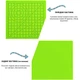 Силиконовый коврик для 3D ручек 17x17 см Green - изображение 5