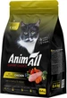 Полнорационный сухой корм AnimAll для кошек со свежей курицей 0.4 кг (5902706511635) - изображение 1