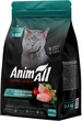 Полнорационный сухой корм AnimAll для стерилизованных кошек с курицей и свежей ягнятиной 0.4 кг (5902706511727) - изображение 1