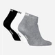 Набор женских носков коротких хлопковых Puma Elements Unisex Plain Q 94710809 35-38 3 пары Grey/White/Black (8720245957540) - изображение 2