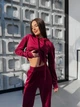 Жіночий спортивний велюровий костюм (худі + штани) Uaclothes 50-52 Зелений меланж (like32189-123911358) - зображення 2
