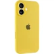 Чохол Silicone Premium case з захистом камери для iPhone 17 Full Camera Protective yellow 5712 - изображение 2