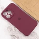 Чохол Silicone Premium case з захистом камери для iPhone 15 Pro Full Camera Protective bordo 9897 - изображение 2