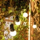 Гирлянда уличная с соединителем 10 больших шаров 5 метров WARM Bulbs Теплый цвет (61901TT718) - изображение 2