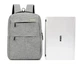 Рюкзак городской 3в1 Backpack 9018 дорожный комплект Серый (51901CS615) - изображение 2