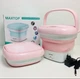 Пральна машина складана Maxtop 7399 переносна силіконова машинка Рожева (5712CS564) - зображення 4