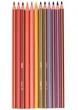 Карандаши цветные BIC Evolution Stripes 12 цветов - изображение 2