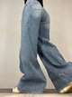Джинсы женские Its Basic 3717-31 PALAZZO jeans свободные палаццо широкие клеш стрелка длинные 36 светло синие - изображение 3
