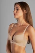 Бесшовный бюстгальтер без косточек Nude Jasmine Lingerie 70B Бежевый - изображение 3
