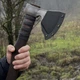 Топор таежный ручной работы КАРАТЕЛЬ (сталь 65Г) Gorillas BBQ TR24 - изображение 7