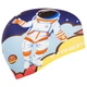 Шапочка для плавания детская силиконовая Yingfa Junior 0012-1 Blue-White-Yellow - изображение 3