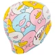 Шапочка для плавания детская силиконовая Yingfa Junior 0012-1 Pink-Yellow-Blue - изображение 2