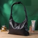 Практична жіноча сумка на плече із гладкої натуральної шкіри Shvigel Bag 22828 Чорна - зображення 10