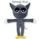 М'яка іграшка Спрункі Сірий Sprunki Gray Нова фаза - зображення 1