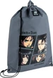 Сумка для обуви Kite Attack on Titan 49х36 см Серая (AT25-600L) - изображение 1