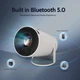 Проектор FEARWIKY HY300 HD Wi-Fi Bluetooth Android 11 - зображення 3