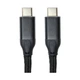 Кабель San Guan USB Type-C - USB Type-C (M/M) PD 60W, 3 м, Black (CA914104) - изображение 1