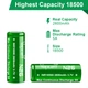 Аккумулятор 18500 Li-Ion Vapcell INR18500 N26, 2600mAh, 5A, 4.2/3.6/2.5V, Green - изображение 2