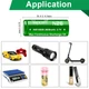 Аккумулятор 18500 Li-Ion Vapcell INR18500 N26, 2600mAh, 5A, 4.2/3.6/2.5V, Green - изображение 3