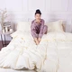 Пододеяльник MirSon 200х220 Satin Stripe 30-0002 Soft Yellow (2200005247938) - изображение 7