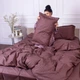 Пододеяльник MirSon 200х220 Satin Stripe 30-0006 Dark Brown (2200005249611) - изображение 7