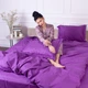 Пододеяльник MirSon 200х220 Satin Stripe 30-0009 Purple (2200005250877) - изображение 6