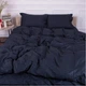 Пододеяльник MirSon 200х220 Satin Stripe 30-0021 Dark Blue (2200005255926) - изображение 3