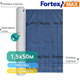 Диффузионная мембрана Fortex Max + 2 Tape, 1,5х50 м, 75 м2, синяя/серая, 160 г/м2 - изображение 3