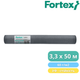 Сітка фасадна захисна, затіняюча Fortex 3,3 х 50 м, 165 м2, 60 г/м2, сіра - зображення 6