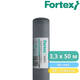 Сітка фасадна захисна, затіняюча Fortex 3,3 х 50 м, 165 м2, 60 г/м2, сіра - зображення 7