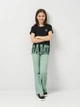 Подростковые штаны-клеш для девочки Coccodrillo Everyday Girl A WC5122101VGA-011 152 см Зеленые (5904986489383) - изображение 3