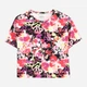 Подростковая укороченная футболка для девочки Coccodrillo Rebel Girl Junior WC5143204RGJ-022 140 см Разноцветная (5904986524664) - изображение 5