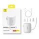 Насос портативний Baseus PocketGo Portable Air Pump White - изображение 5
