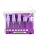Дорожній набір ємностей для косметики WH Travel Bottles Set. 5 шт, Пурпурний - зображення 1