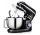 Кухонний планетарний комбайн Kerch Mychef PR2200 3000 Вт із підсвічуванням Чорний із сріблястим - зображення 3