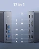 Док-станция Baseus 17в1 для MacOS/Windows/Linux c поддержкой 4х дисплеев до 8K 30Hz - изображение 2