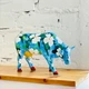 Коллекционная статуэтка Cow Parade корова голубая с цветами Cowalina Dogwood, Size L 30 х 9 х 20 см Нидерланды - изображение 4