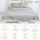 Одеяло шерстяное MirSon Летнее №2388 Light Gray 110x140 (2200003032291) - изображение 2