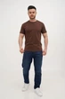 Футболка однотонная Trend Collection 616 коричневый (COFFEE, кол.122) M - изображение 3