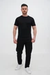 Футболка однотонная Trend Collection 616 черный (BLACK, кол.19) M - изображение 3