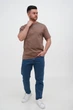 Футболка однотонная Trend Collection 001-1 Кэмел (CAMEL, кол.B6) M - изображение 6